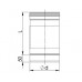 Apvalus teleskopas DN 200 L-0,3-0,45m (AISI-316L) S2-1000-0200-045-010-V